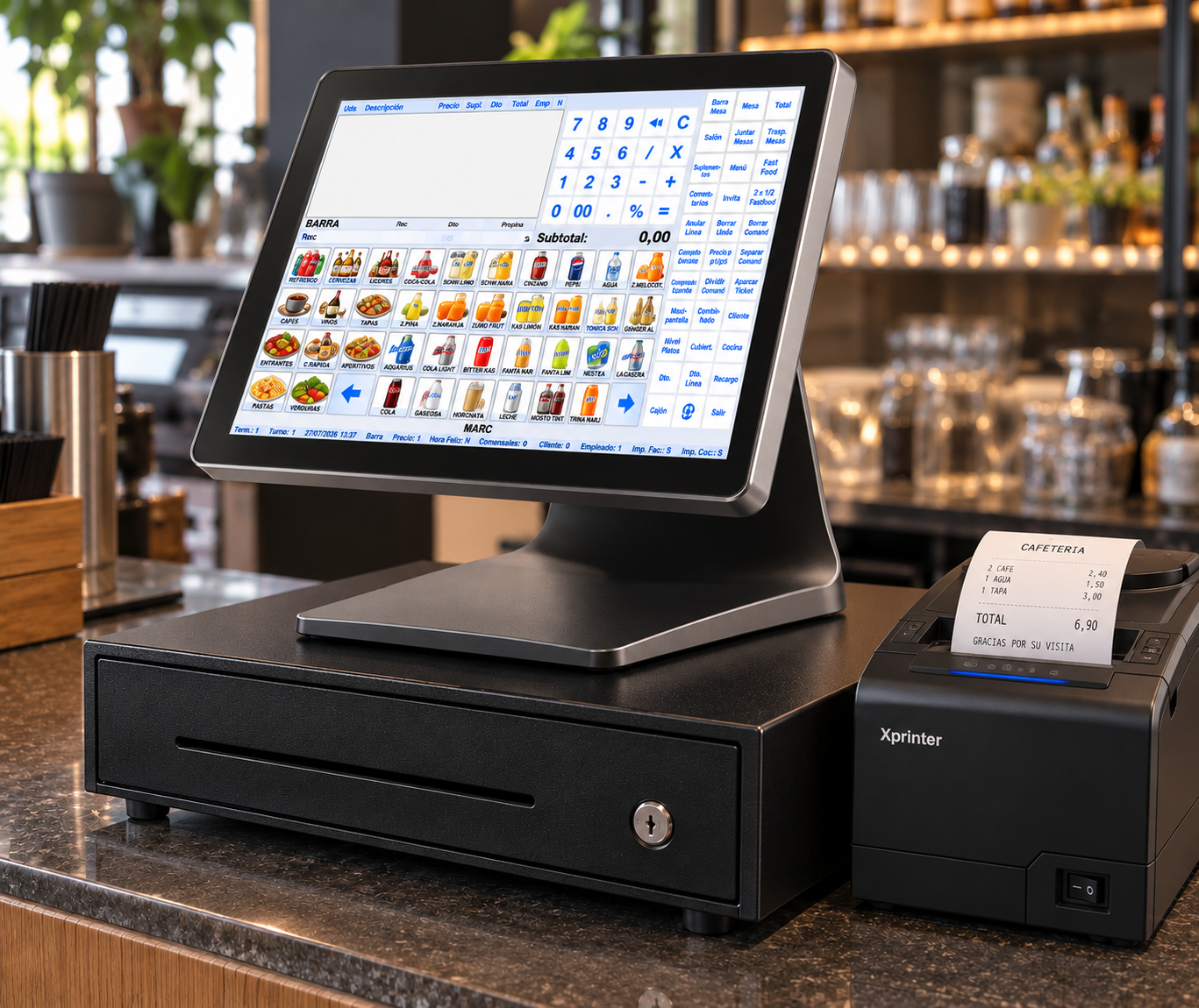 TPV NOVAREEL con software de gestión